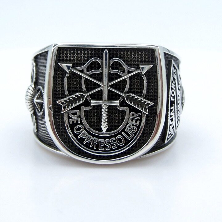 De Oppresso Liber Special Forces Ring – U.S. Army Military Ring