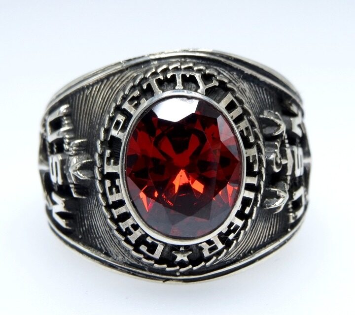 Chief Petty Officer Ring – U.S. Navy CPO Military Ring