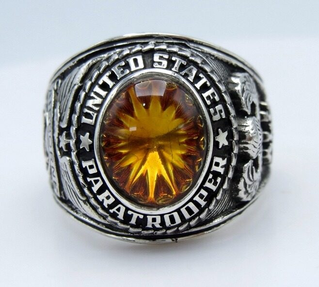 U.S. Army Airborne Paratrooper Ring