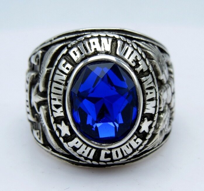U.S. Air Force & RVNAF Pilot Ring – Vietnam Air Force Military Ring